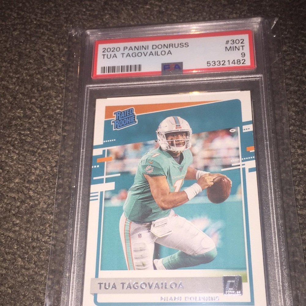 Tua Tagovauloa rated rookie psa 9